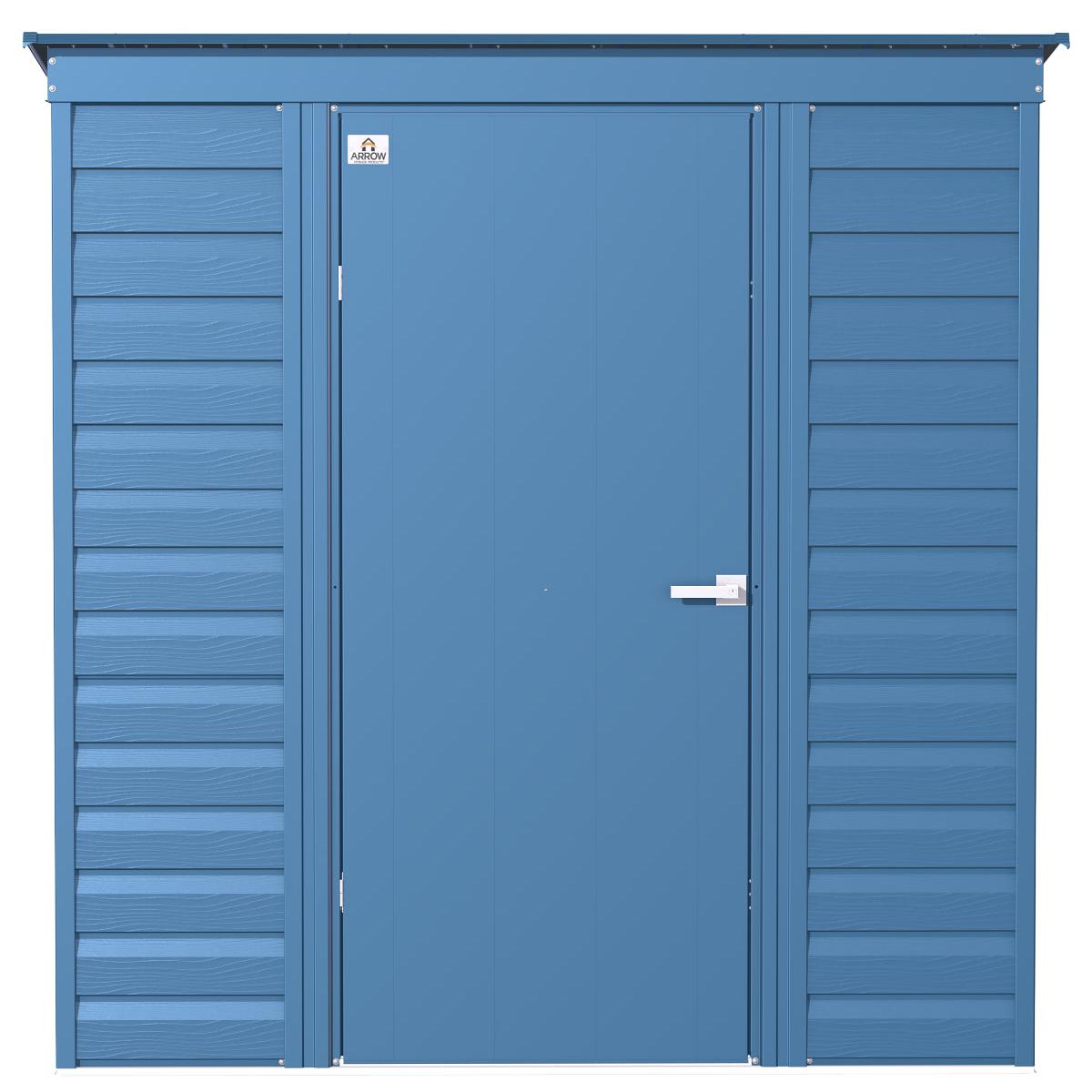 Arrow Select Steel Storage Shed 6 x 4 ft. | Pent Roof-Delightful Yard
