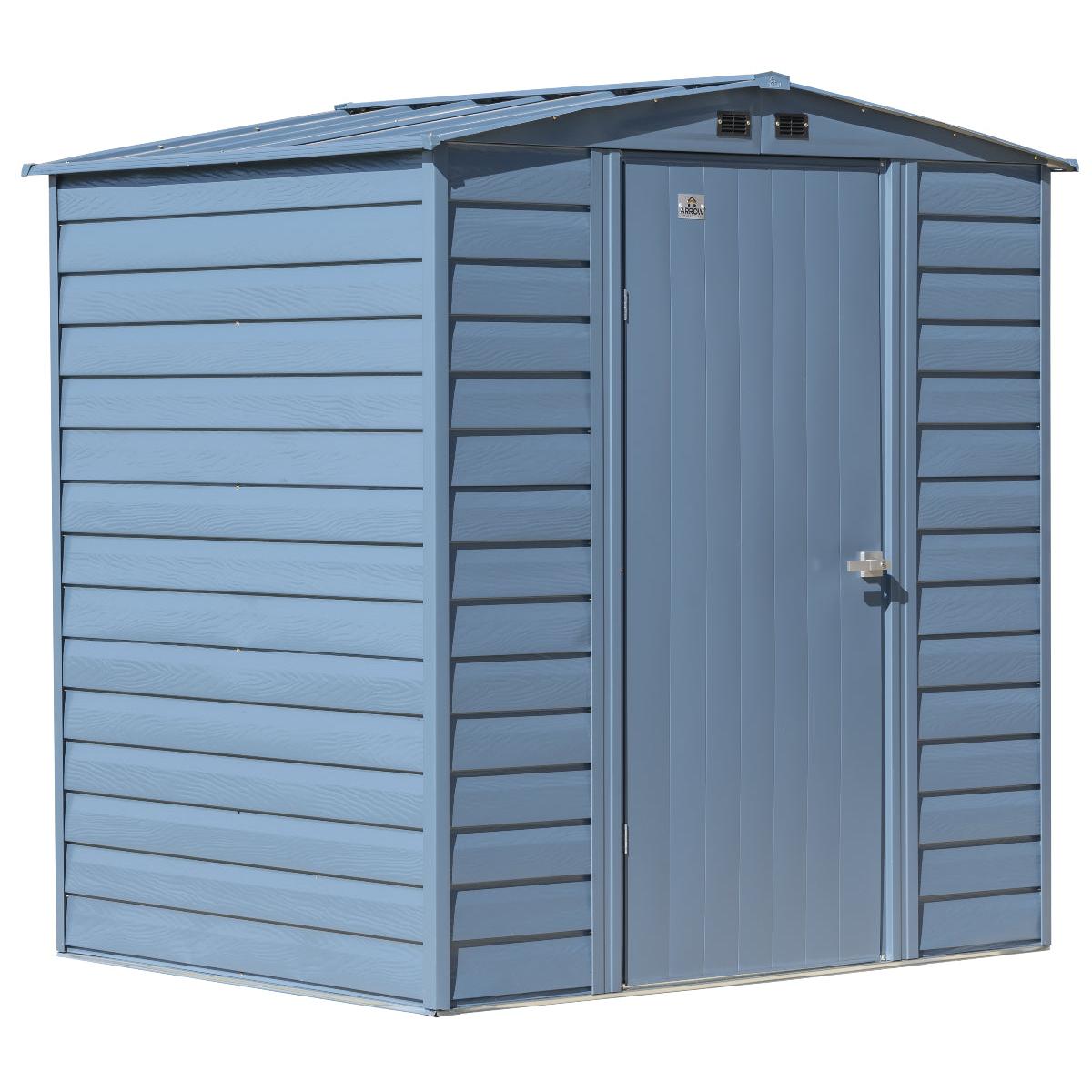 Arrow Select Steel Storage Shed 6 x 5 ft.-Delightful Yard