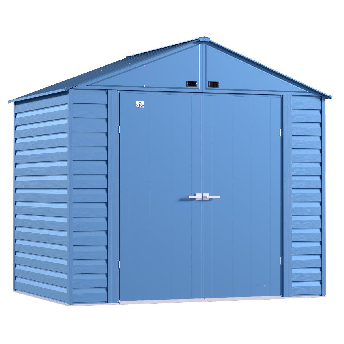 Arrow Select Steel Storage Shed 8 x 6 ft.-Delightful Yard
