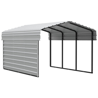 Arrow Steel Carport Canopy 10 x 15 x 7 ft.-Delightful Yard