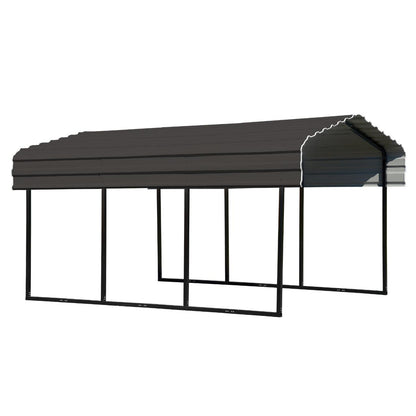 Arrow Steel Carport Canopy 10 x 15 x 7 ft.-Delightful Yard