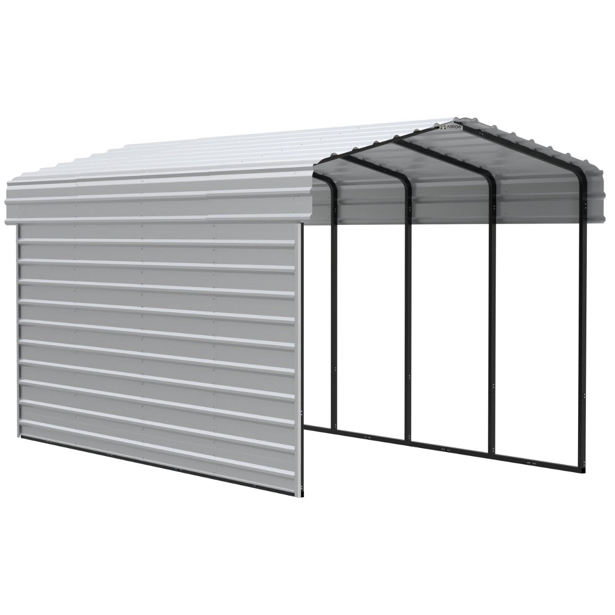 Arrow Steel Carport Canopy 10 x 20 x 9 ft.-Delightful Yard