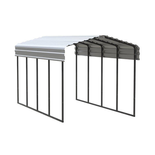 Arrow Steel Carport Canopy 10 x 20 x 9 ft.-Delightful Yard