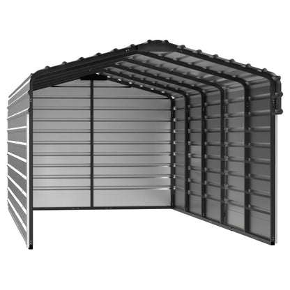 Arrow Steel Carport Canopy 10 x 24 x 7 ft.-Delightful Yard