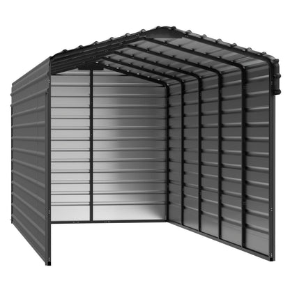 Arrow Steel Carport Canopy 10 x 24 x 9 ft.-Delightful Yard