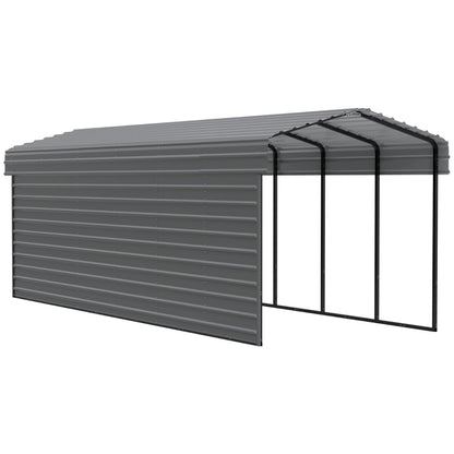 Arrow Steel Carport Canopy 10 x 29 x 9 ft.-Delightful Yard