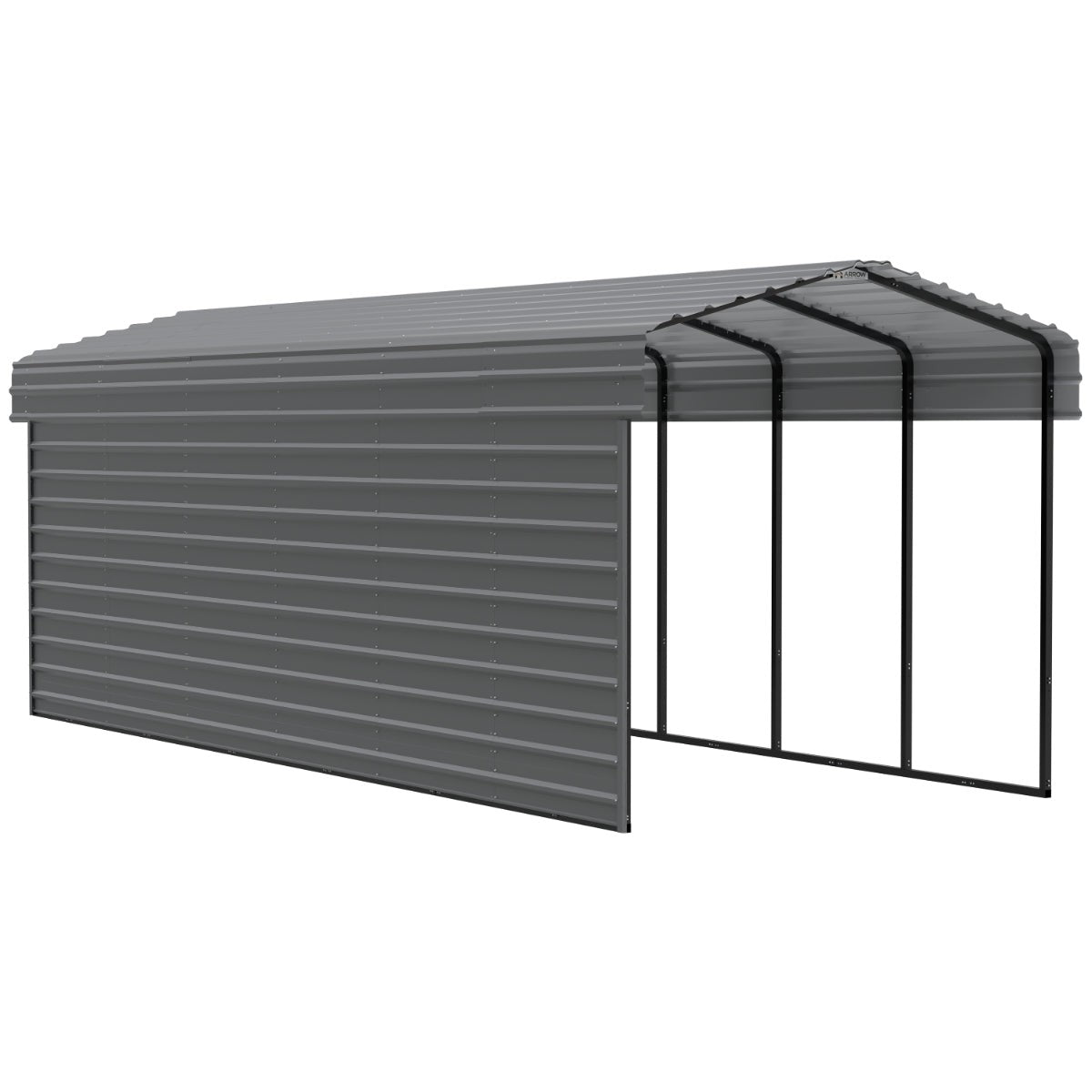 Arrow Steel Carport Canopy 10 x 29 x 9 ft.-Delightful Yard