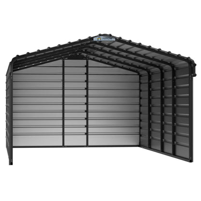 Arrow Steel Carport Canopy 12 x 20 x 7 ft.-Delightful Yard
