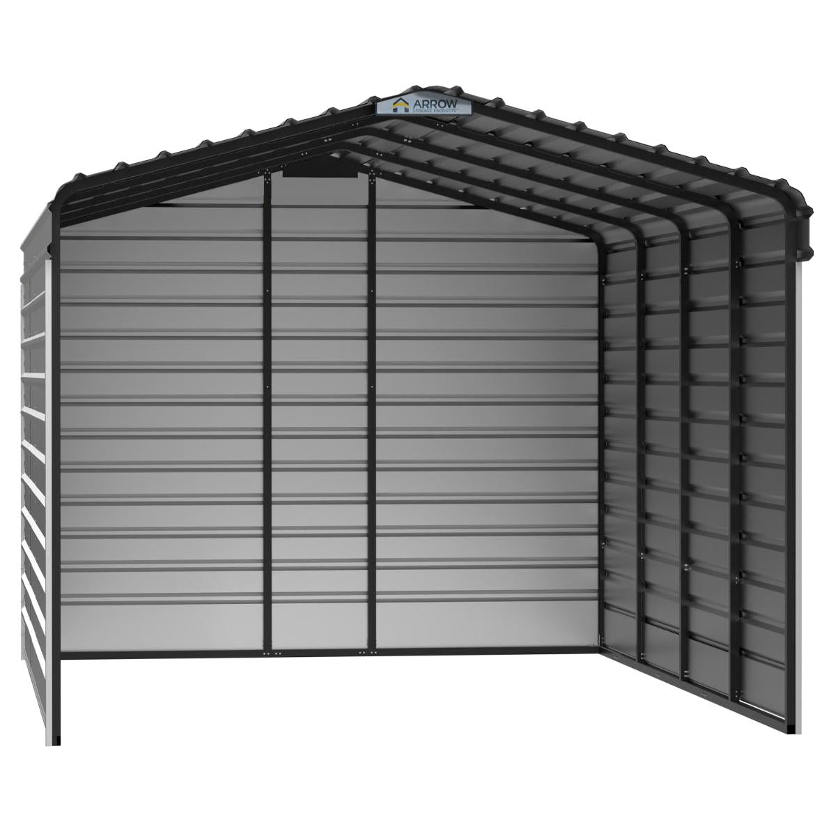 Arrow Steel Carport Canopy 12 x 20 x 9 ft.-Delightful Yard