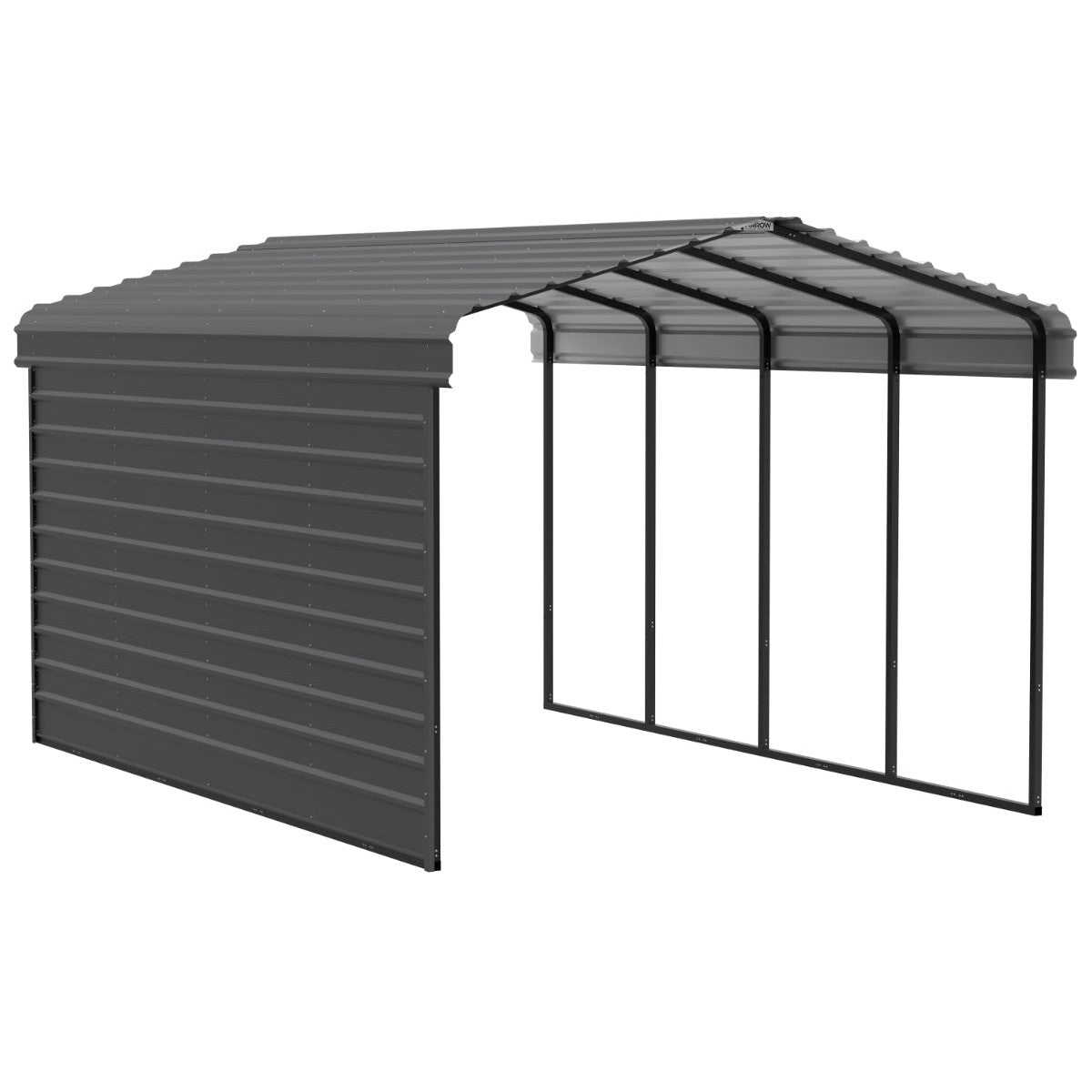 Arrow Steel Carport Canopy 12 x 20 x 9 ft.-Delightful Yard