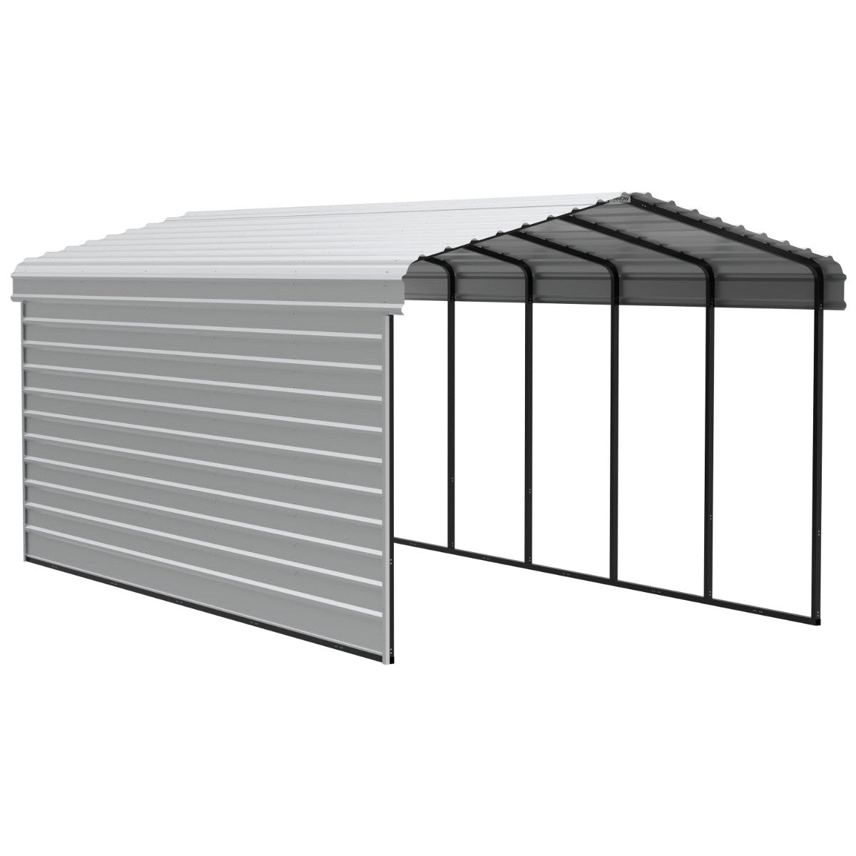 Arrow Steel Carport Canopy 12 x 24 x 9 ft.-Delightful Yard