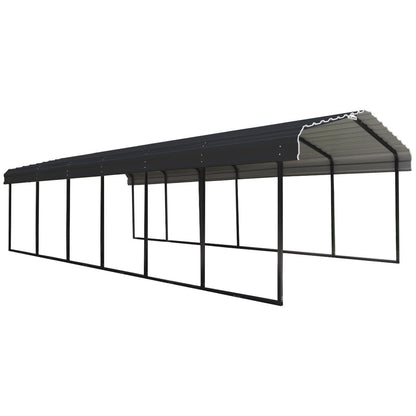 Arrow Steel Carport Canopy 12 x 29 x 7 ft.-Delightful Yard