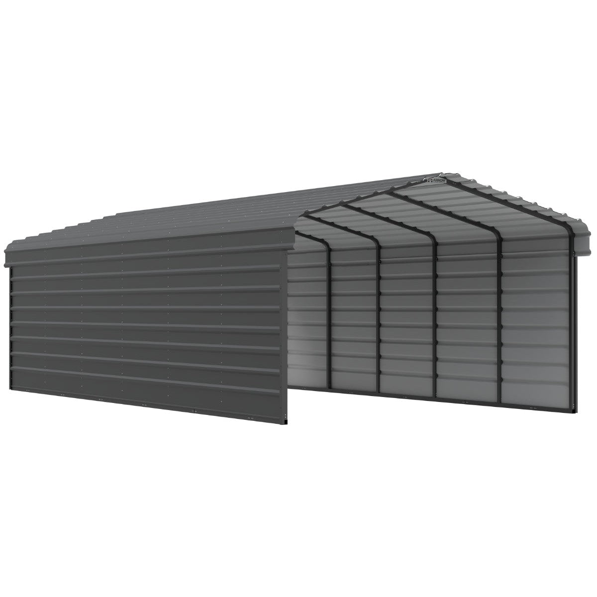 Arrow Steel Carport Canopy 12 x 29 x 7 ft.-Delightful Yard