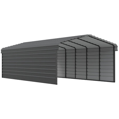 Arrow Steel Carport Canopy 12 x 29 x 7 ft.-Delightful Yard