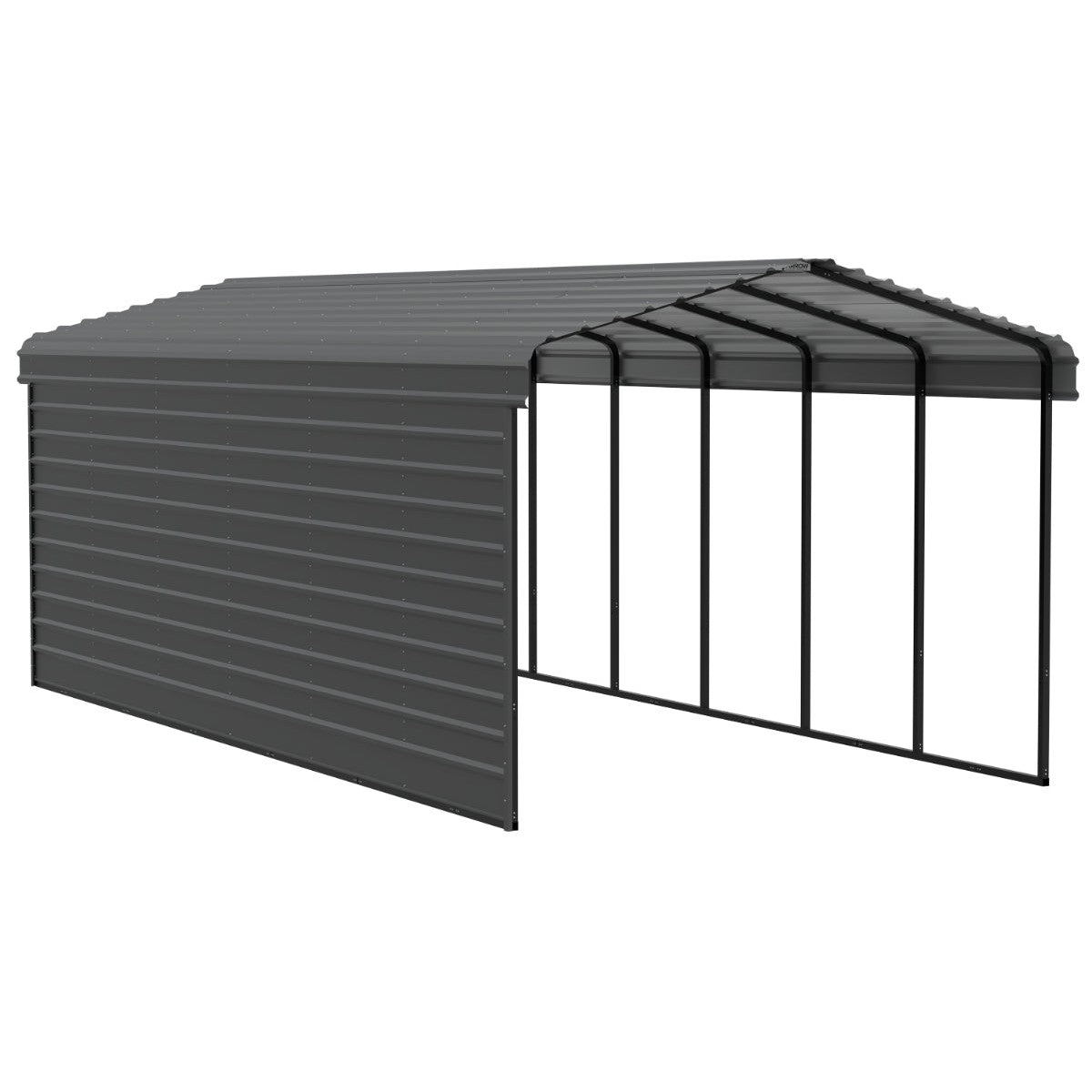 Arrow Steel Carport Canopy 12 x 29 x 9 ft.-Delightful Yard