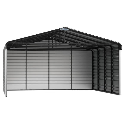 Arrow Steel Carport Canopy 20 x 20 x 9 ft.-Delightful Yard