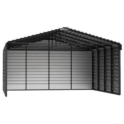 Arrow Steel Carport Canopy 20 x 20 x 9 ft.-Delightful Yard