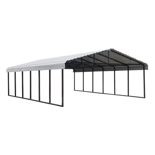 Arrow Steel Carport Canopy 20 x 29 x 7 ft.-Delightful Yard