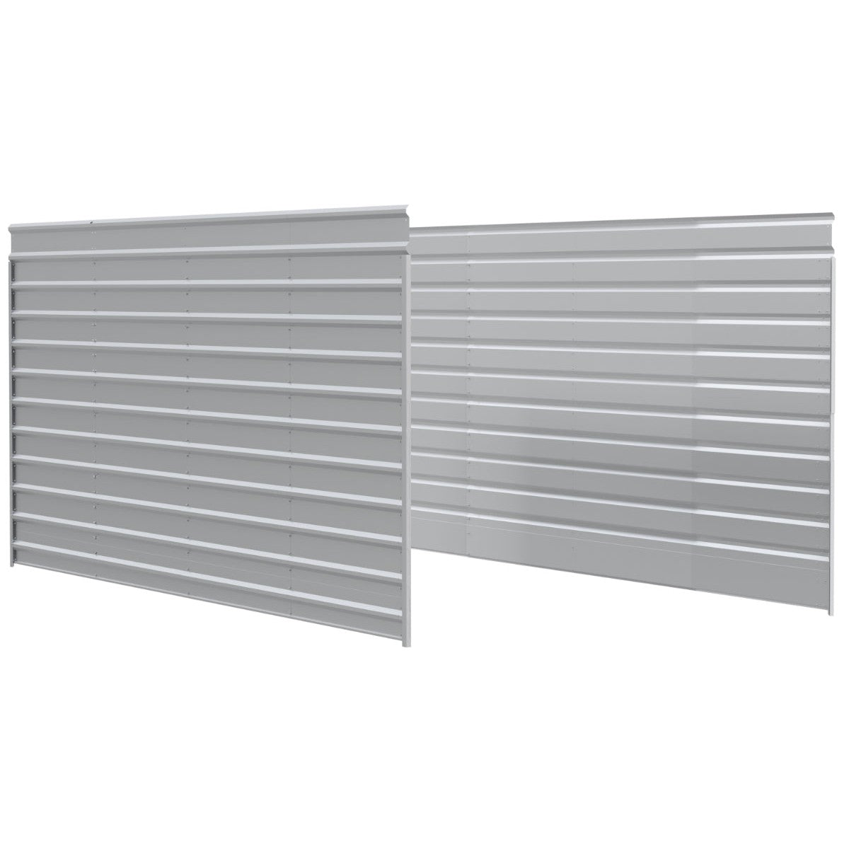 Matching Steel Enclosure Wall Panels for 7 ft. & 9 ft. tall Arrow Steel Carport-Delightful Yard