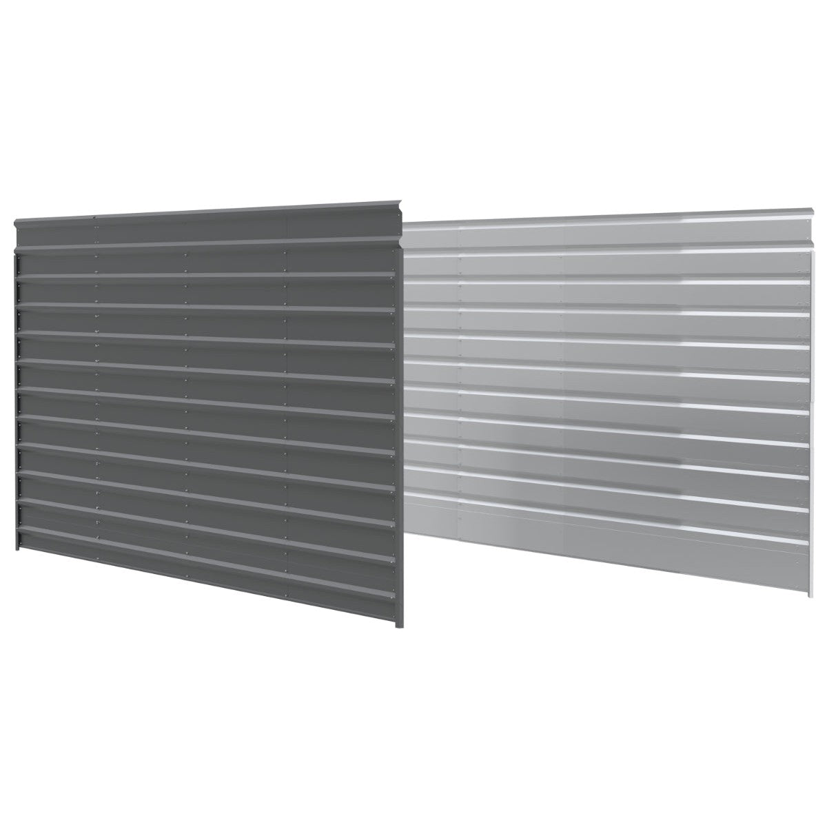 Matching Steel Enclosure Wall Panels for 7 ft. & 9 ft. tall Arrow Steel Carport-Delightful Yard