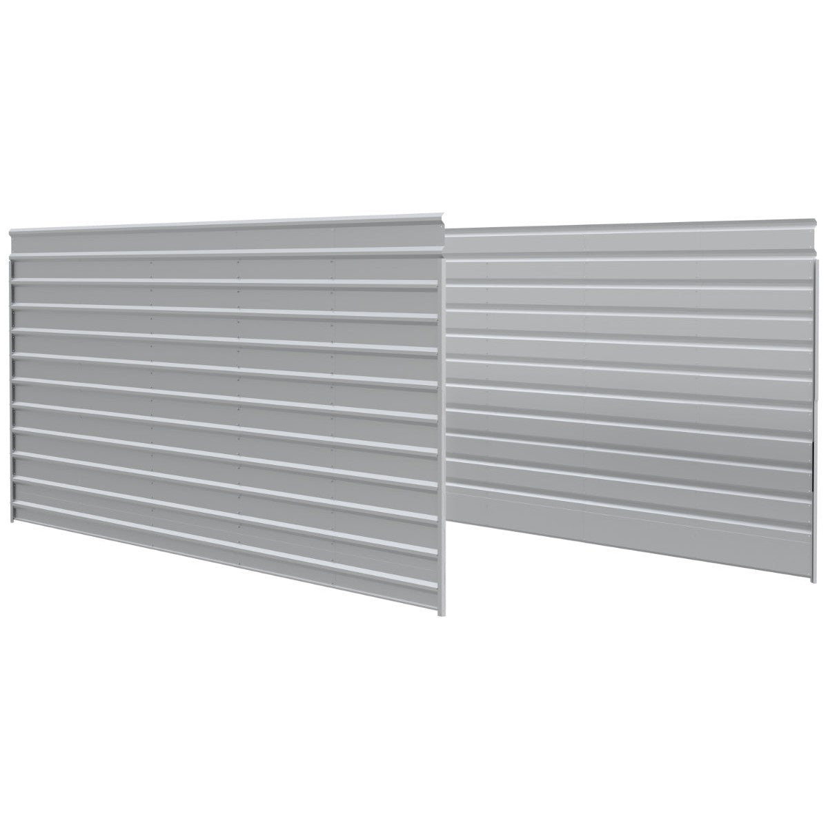 Matching Steel Enclosure Wall Panels for 7 ft. & 9 ft. tall Arrow Steel Carport-Delightful Yard