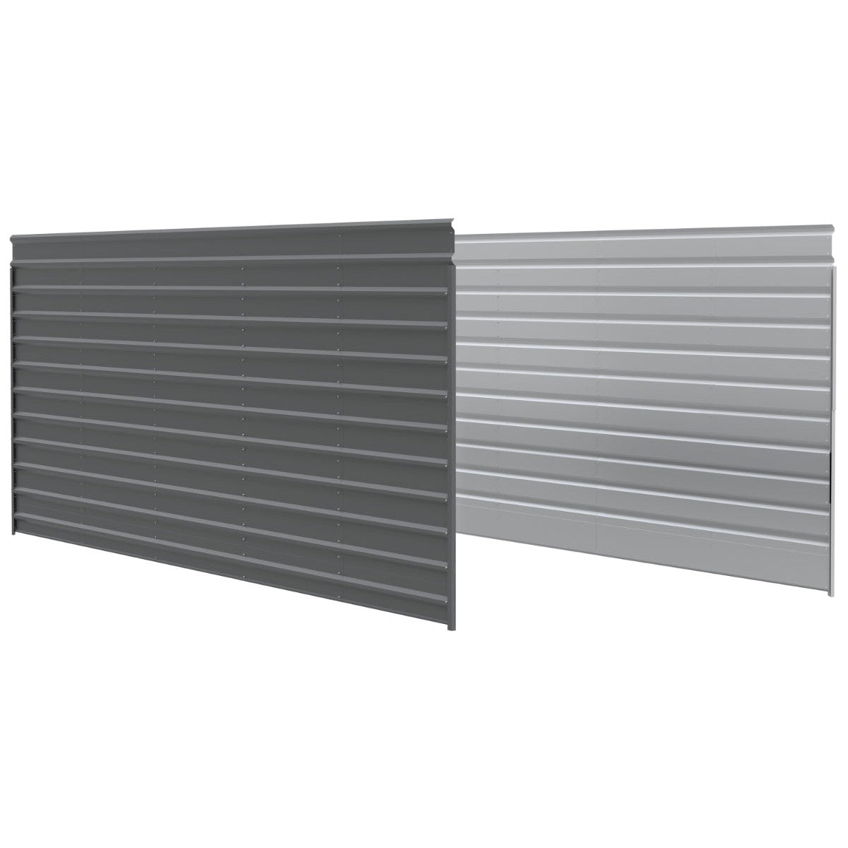 Matching Steel Enclosure Wall Panels for 7 ft. & 9 ft. tall Arrow Steel Carport-Delightful Yard