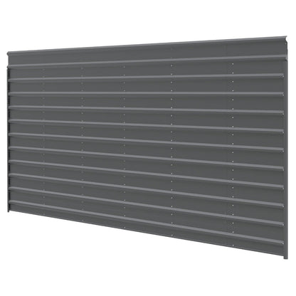 Matching Steel Enclosure Wall Panels for 7 ft. & 9 ft. tall Arrow Steel Carport-Delightful Yard