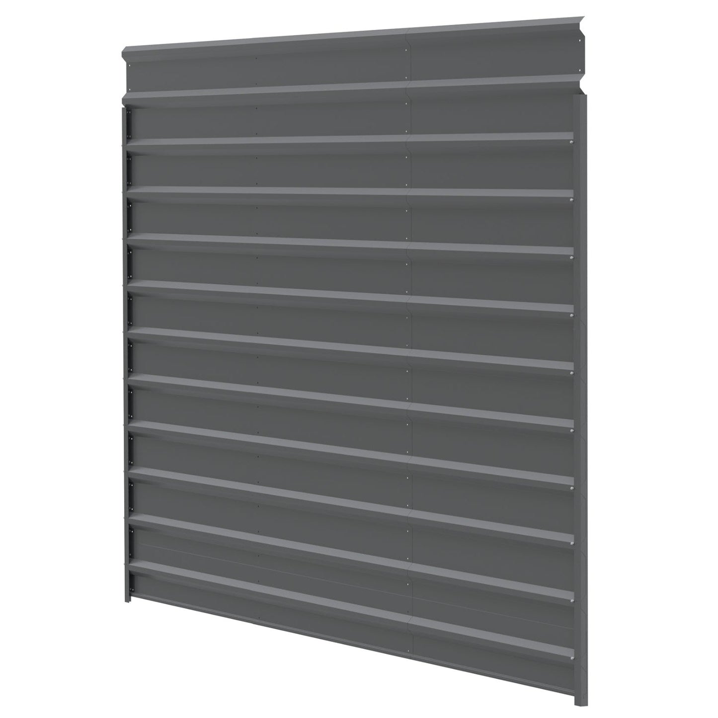 Matching Steel Enclosure Wall Panels for 7 ft. & 9 ft. tall Arrow Steel Carport-Delightful Yard