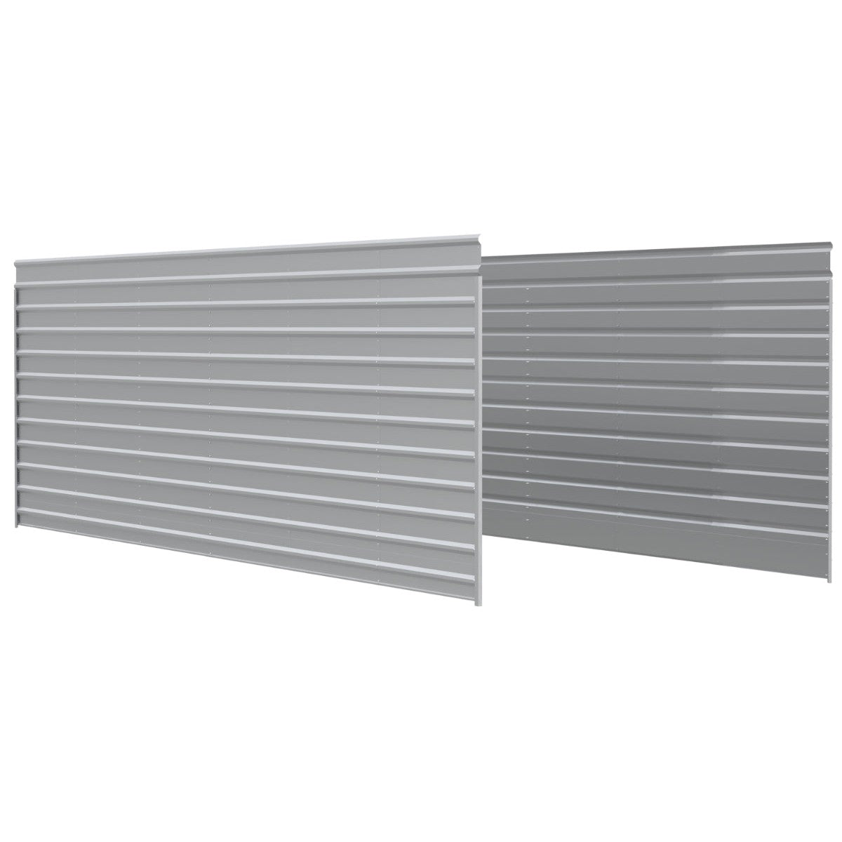 Matching Steel Enclosure Wall Panels for 7 ft. & 9 ft. tall Arrow Steel Carport-Delightful Yard