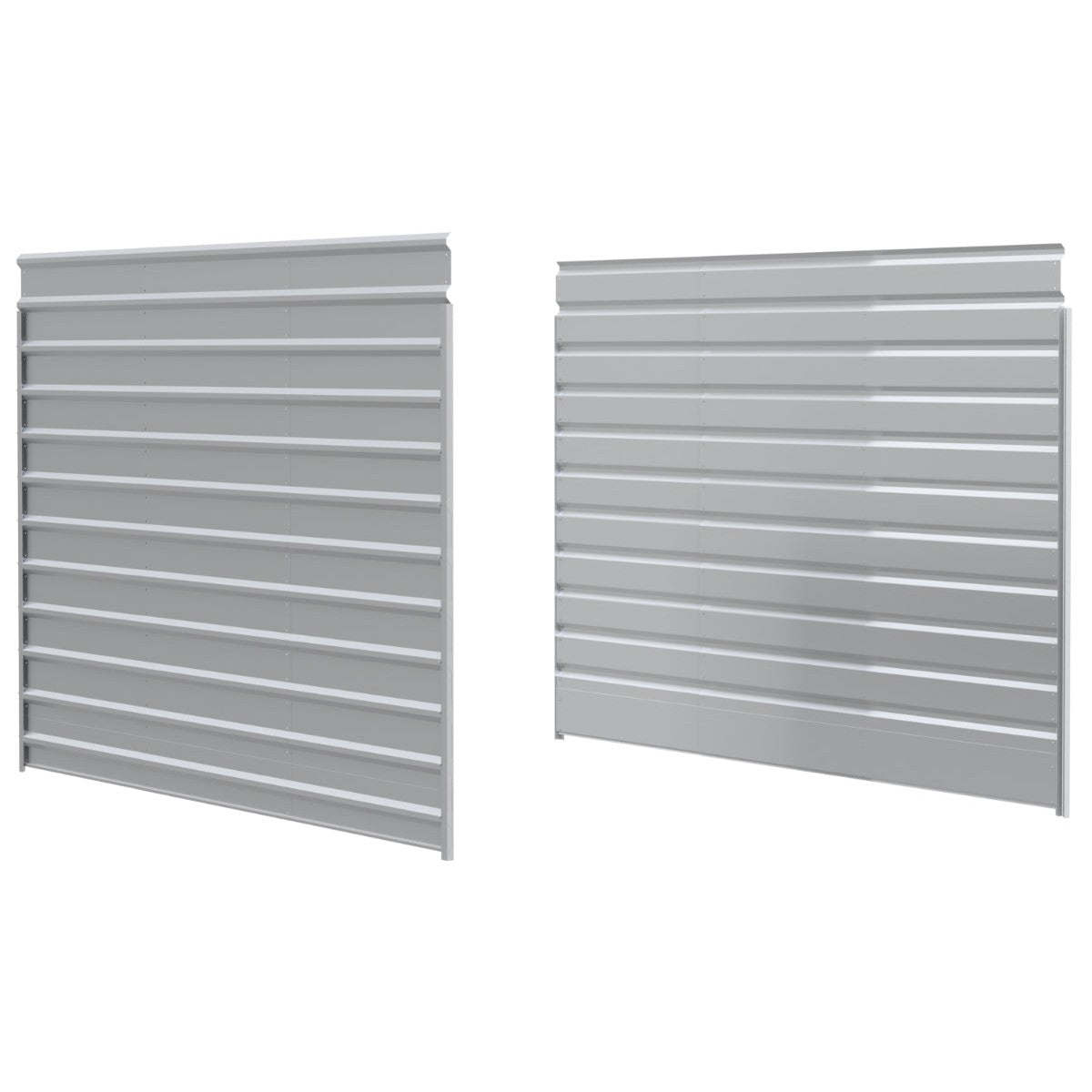 Matching Steel Enclosure Wall Panels for 7 ft. & 9 ft. tall Arrow Steel Carport-Delightful Yard