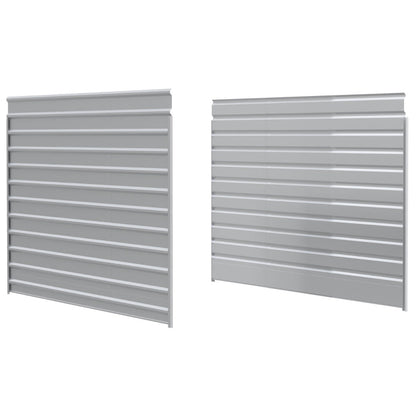 Matching Steel Enclosure Wall Panels for 7 ft. & 9 ft. tall Arrow Steel Carport-Delightful Yard