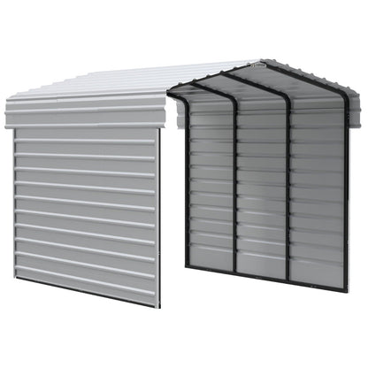 Matching Steel Enclosure Wall Panels for 7 ft. & 9 ft. tall Arrow Steel Carport-Delightful Yard
