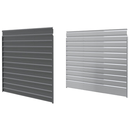 Matching Steel Enclosure Wall Panels for 7 ft. & 9 ft. tall Arrow Steel Carport-Delightful Yard