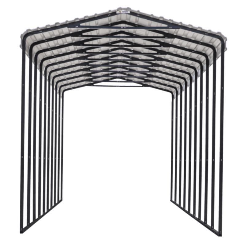 Arrow Steel RV Carport Canopy, 14 ft. x 42 ft. - Delightful Yard