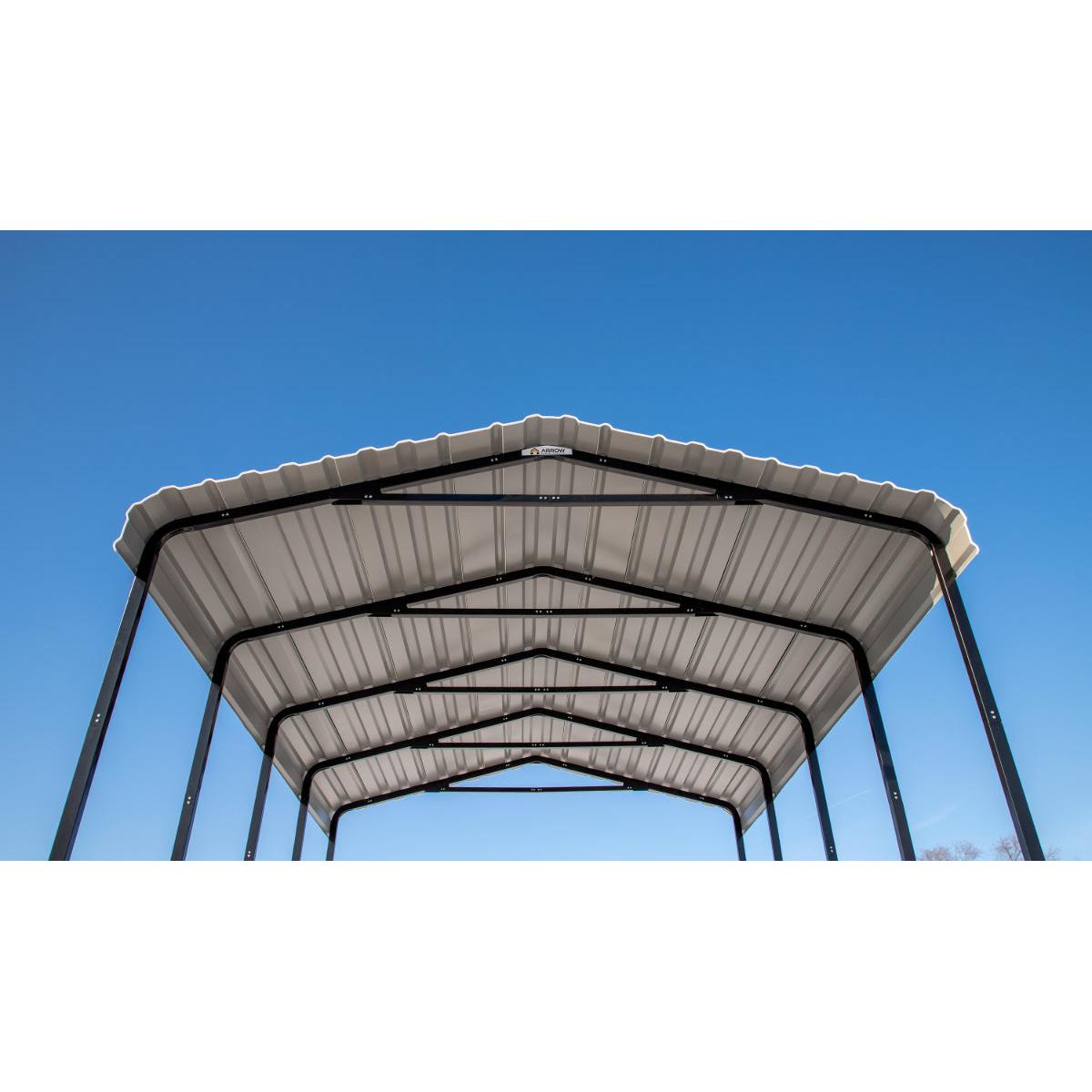 Arrow Steel RV Carport Canopy 14 x 51 x 14 ft.-Delightful Yard