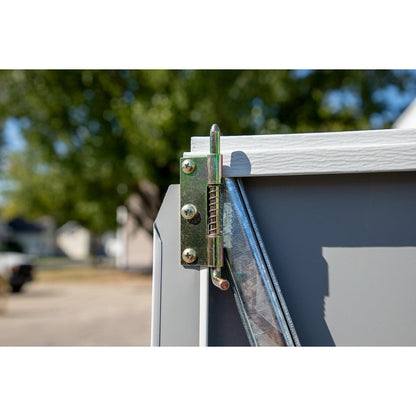 Arrow Yardsaver Steel Storage Shed 4 x 10 ft.-Delightful Yard
