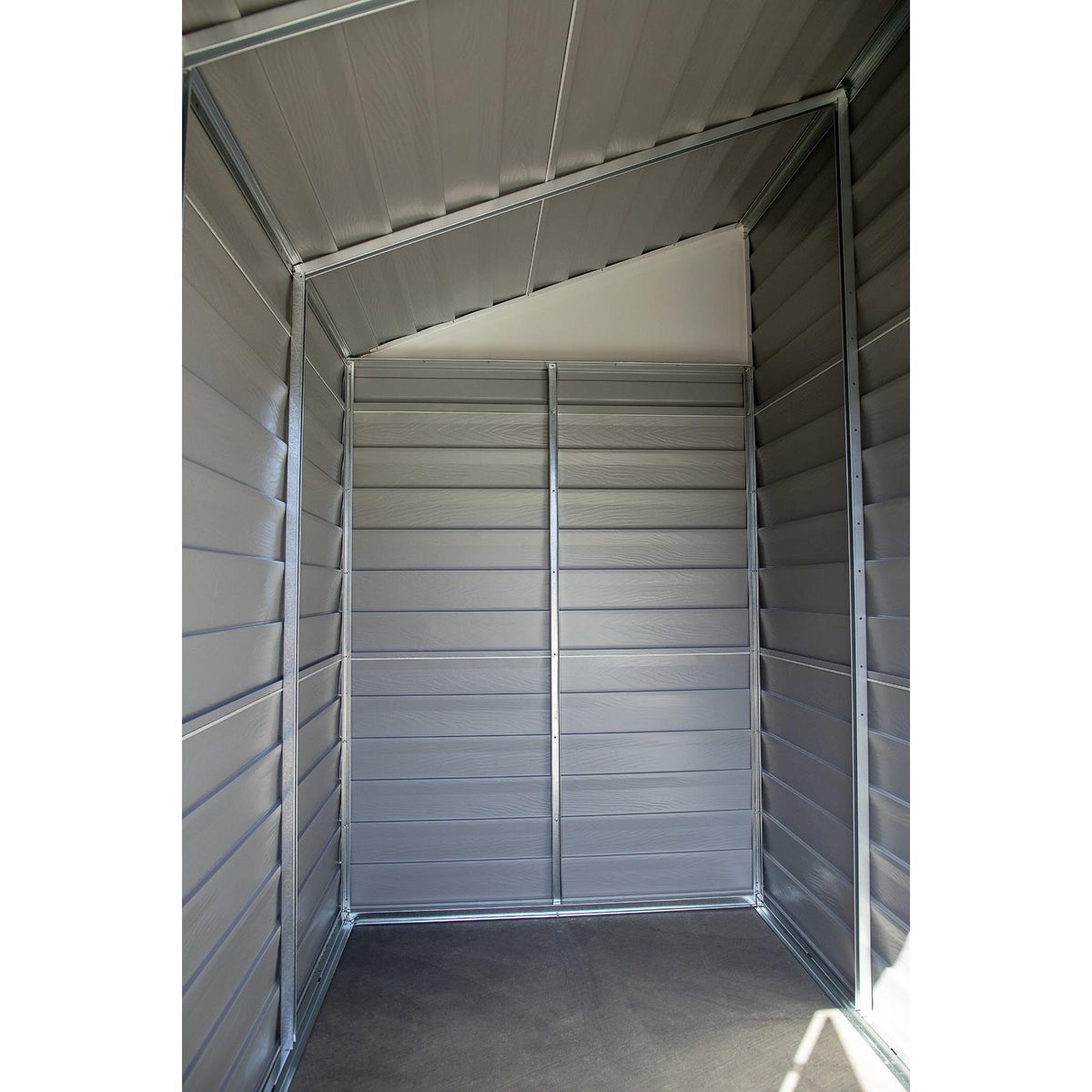 Arrow Yardsaver Steel Storage Shed 4 x 10 ft.-Delightful Yard