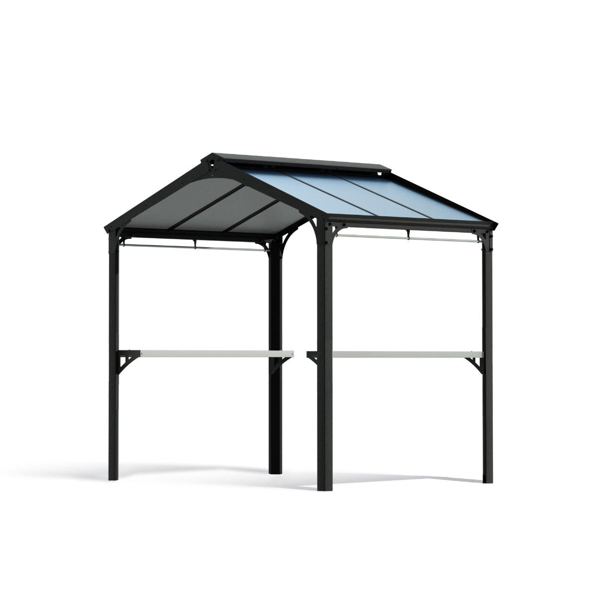 Austin Aluminum Grill Gazebo 6 x 8 ft. | Palram-Canopia-Delightful Yard