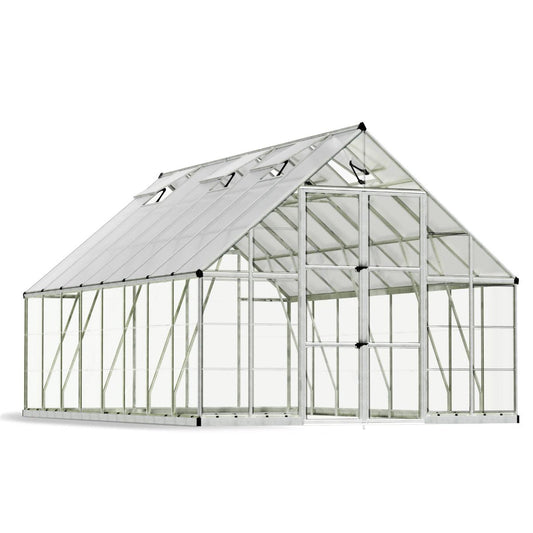 Balance Polycarbonate Greenhouse 10 x 16 ft. | Palram-Canopia-Delightful Yard