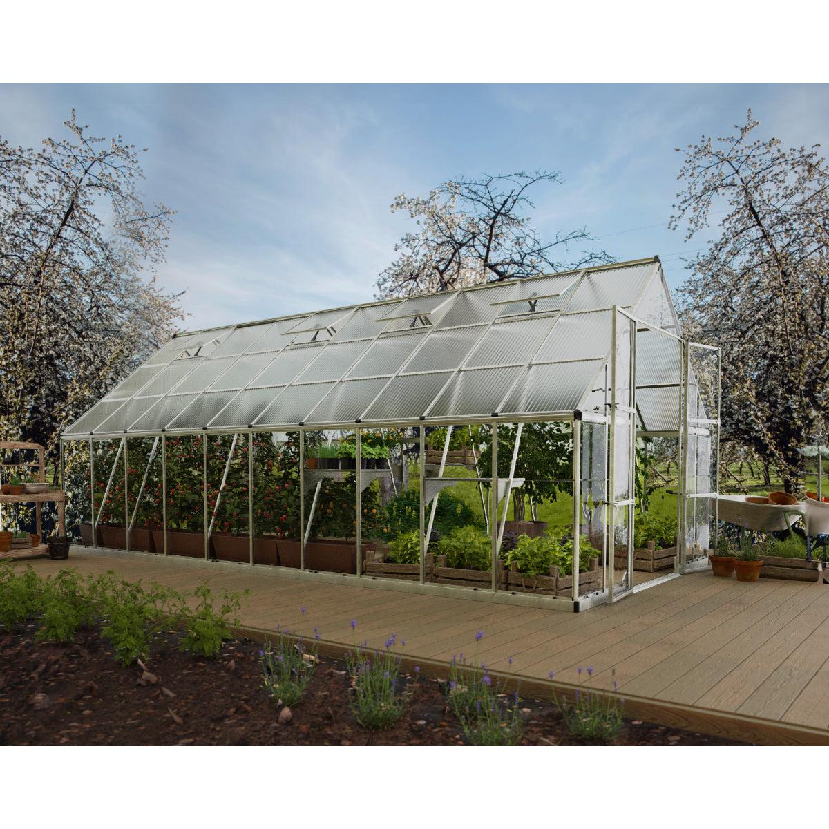 Balance Polycarbonate Greenhouse 10 x 20 ft. | Palram-Canopia-Delightful Yard