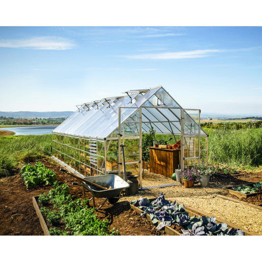 Balance Polycarbonate Greenhouse 10 x 24 ft. | Palram-Canopia-Delightful Yard