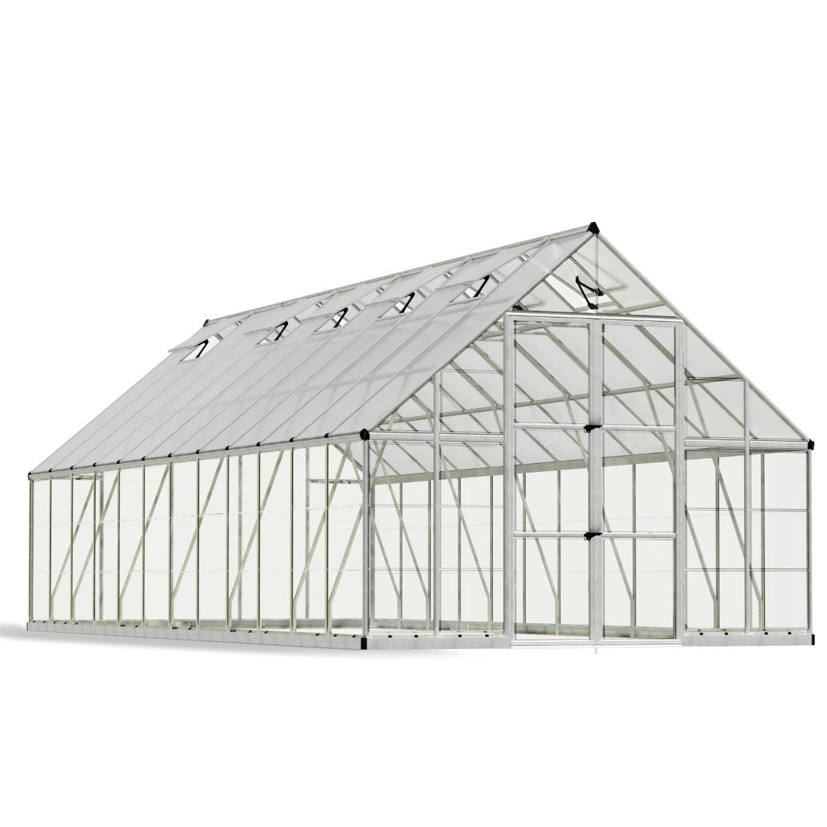 Balance Polycarbonate Greenhouse 10 x 24 ft. | Palram-Canopia-Delightful Yard