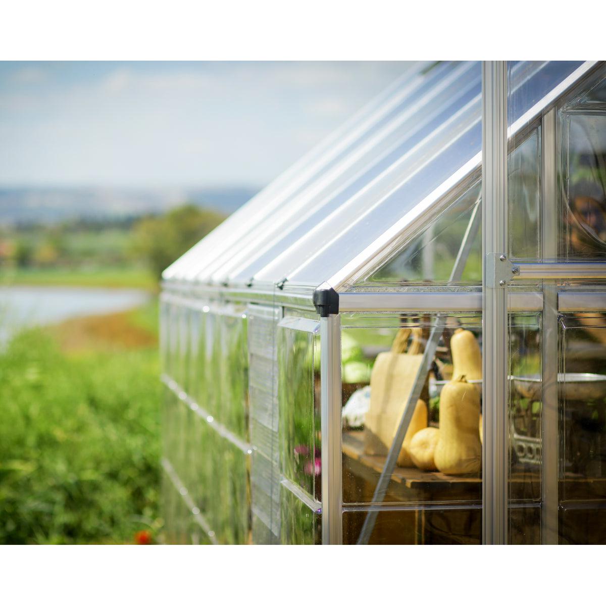 Balance Polycarbonate Greenhouse 10 x 32 ft. | Palram-Canopia-Delightful Yard