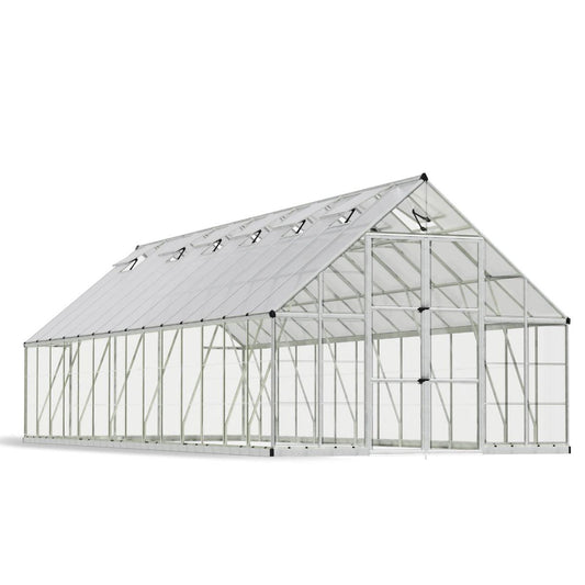 Balance Polycarbonate Greenhouse 10 x 28 ft. | Palram-Canopia-Delightful Yard