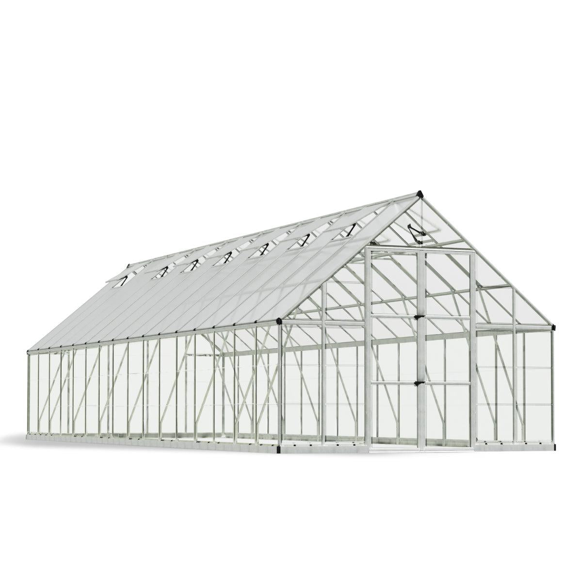 Balance Polycarbonate Greenhouse 10 x 32 ft. | Palram-Canopia-Delightful Yard