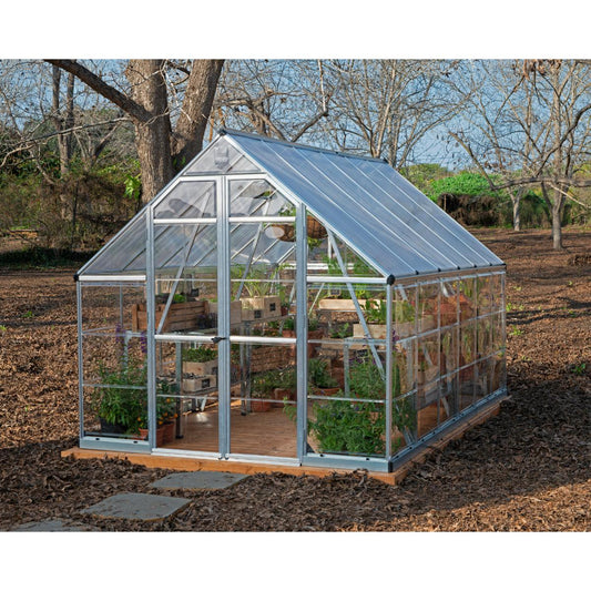 Balance Polycarbonate Greenhouse 8 x 12 ft. | Palram-Canopia-Delightful Yard