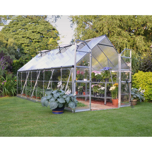 Balance Polycarbonate Greenhouse 8 x 16 ft. | Palram-Canopia-Delightful Yard