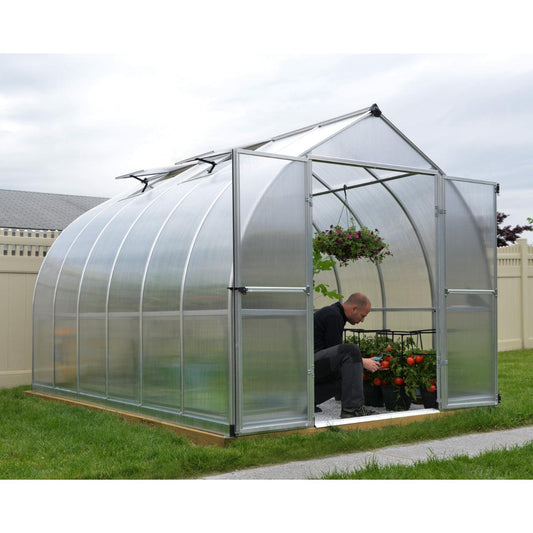 Bella Polycarbonate Greenhouse 8 x 12 ft. | Palram-Canopia-Delightful Yard