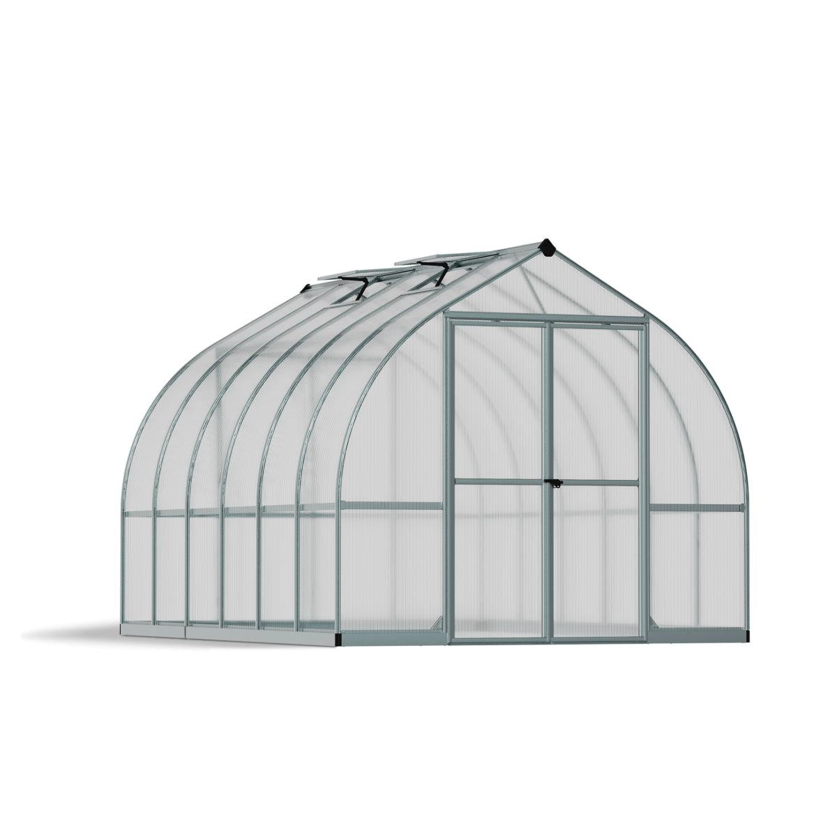 Bella Polycarbonate Greenhouse 8 x 12 ft. | Palram-Canopia-Delightful Yard