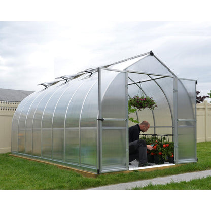 Bella Polycarbonate Greenhouse 8 x 16 ft. | Palram-Canopia-Delightful Yard